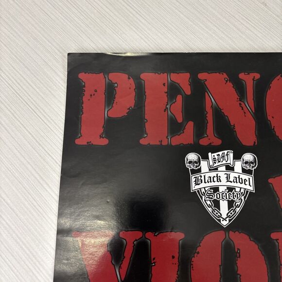Penchant For Violence Tour 2000 Promo Poster Black Label Society 18x24” RARE!! - Picture 4 of 6